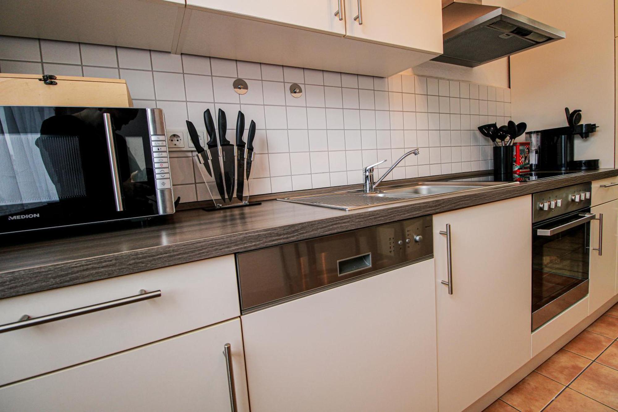 Moderne Fewo Sky Netflix Terrasse Burgblick Boxspringbett Waschtrockner Bullay Exterior foto